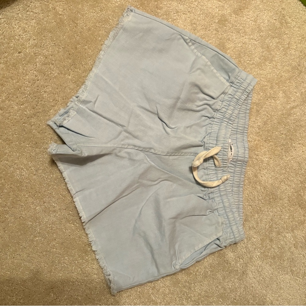 Double Zero High Waist Blue Shorts